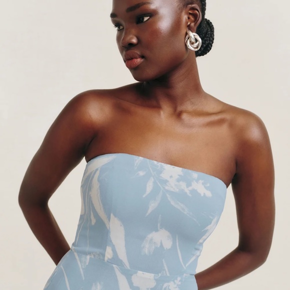 Reformation Arta Strapless Dress, size 6 - Picture 3 of 9